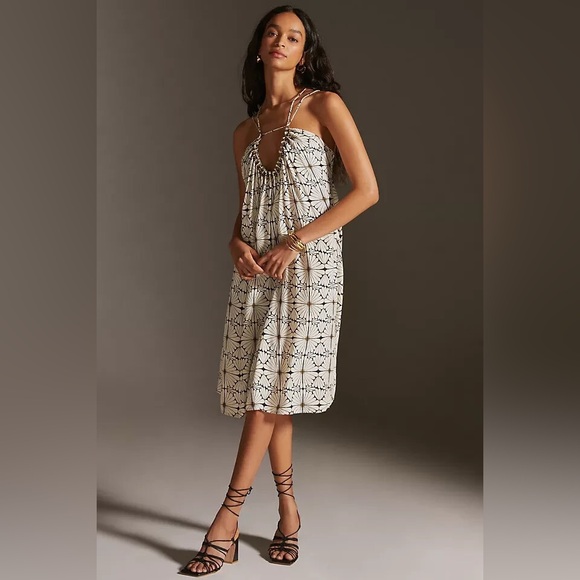 ANTHROPOLOGIE Kenzie Parrott Beaded Mini Dress NWT